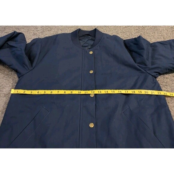 Paris Atelier & Other Stories Cotton Rain Repellent Bomber Jacket Women's Size 6 - Picture 4 of 6